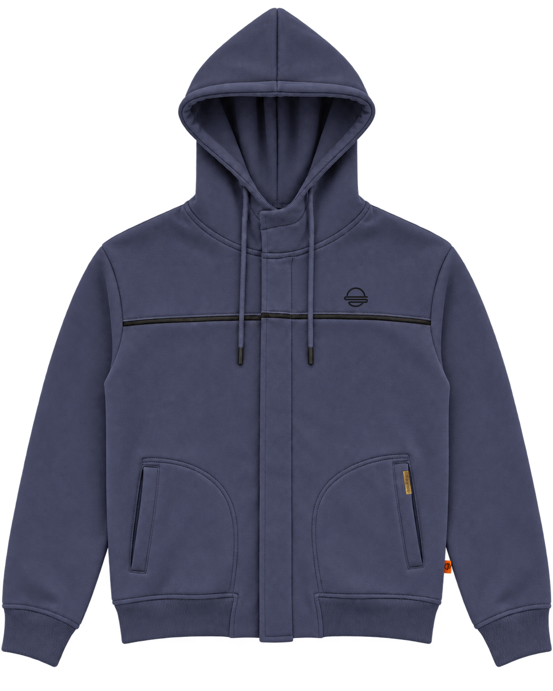 Jackie – Marine Blue Hoodie Jacket