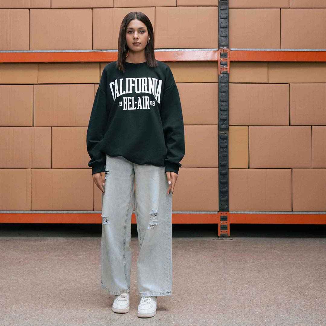Women's Black California Bel-Air Sweatshirt