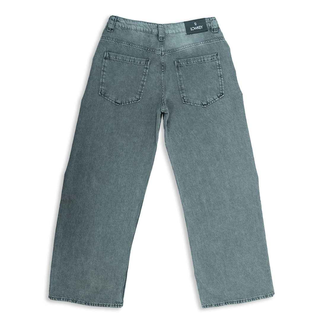 Not Basic Grey Baggy Jeans