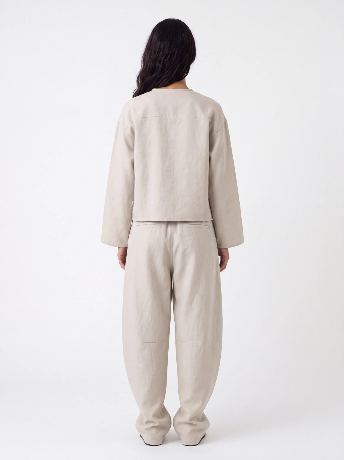 Cord Set — Dia × Horseshoe — Beige Linen