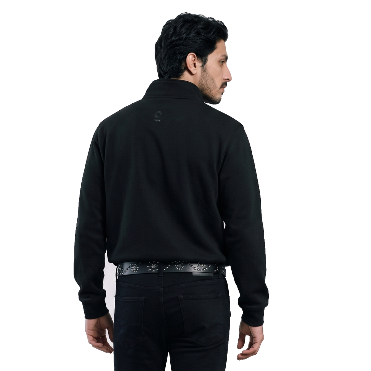 Black Quarter Zipper
