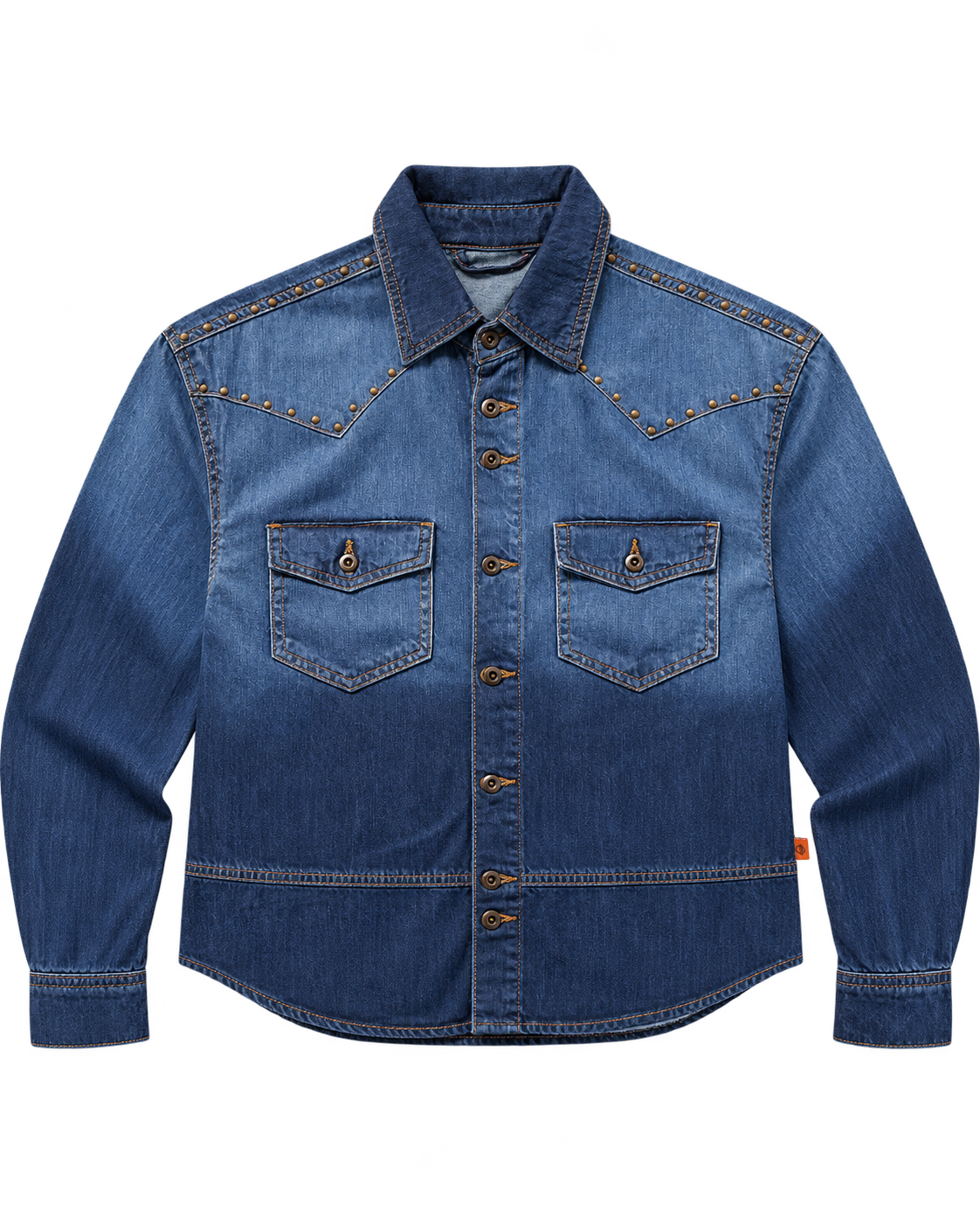March Cowboy Shacket – Dirty Ombre