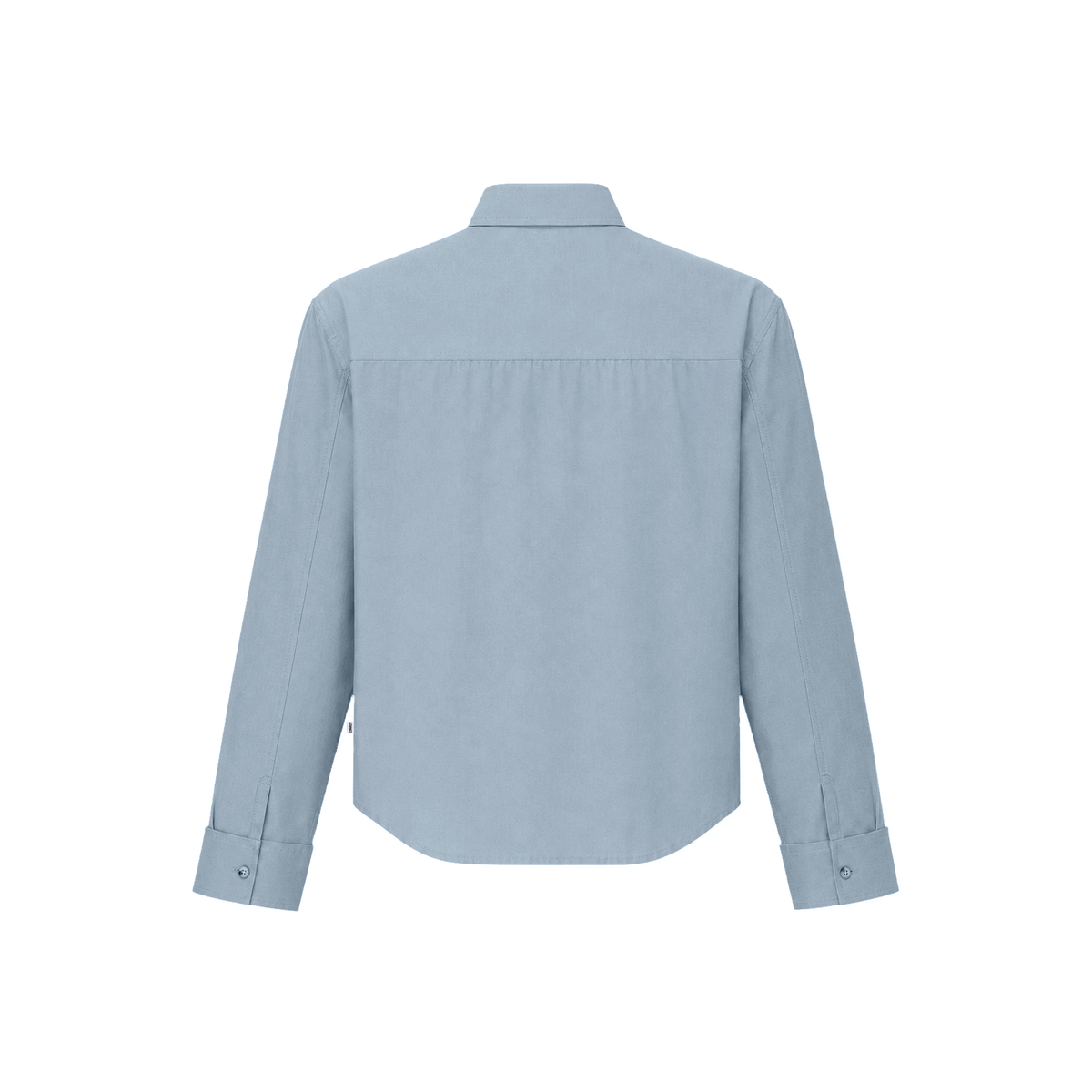 March Fit – Uni Crop Full Sleeves Shirt – Blue Polo