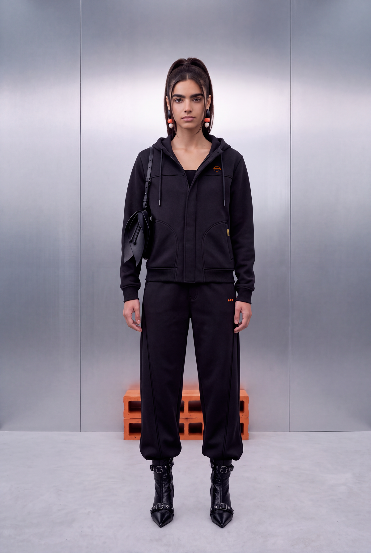 Cord Set — Jackie × Comrade — Beetle Black
