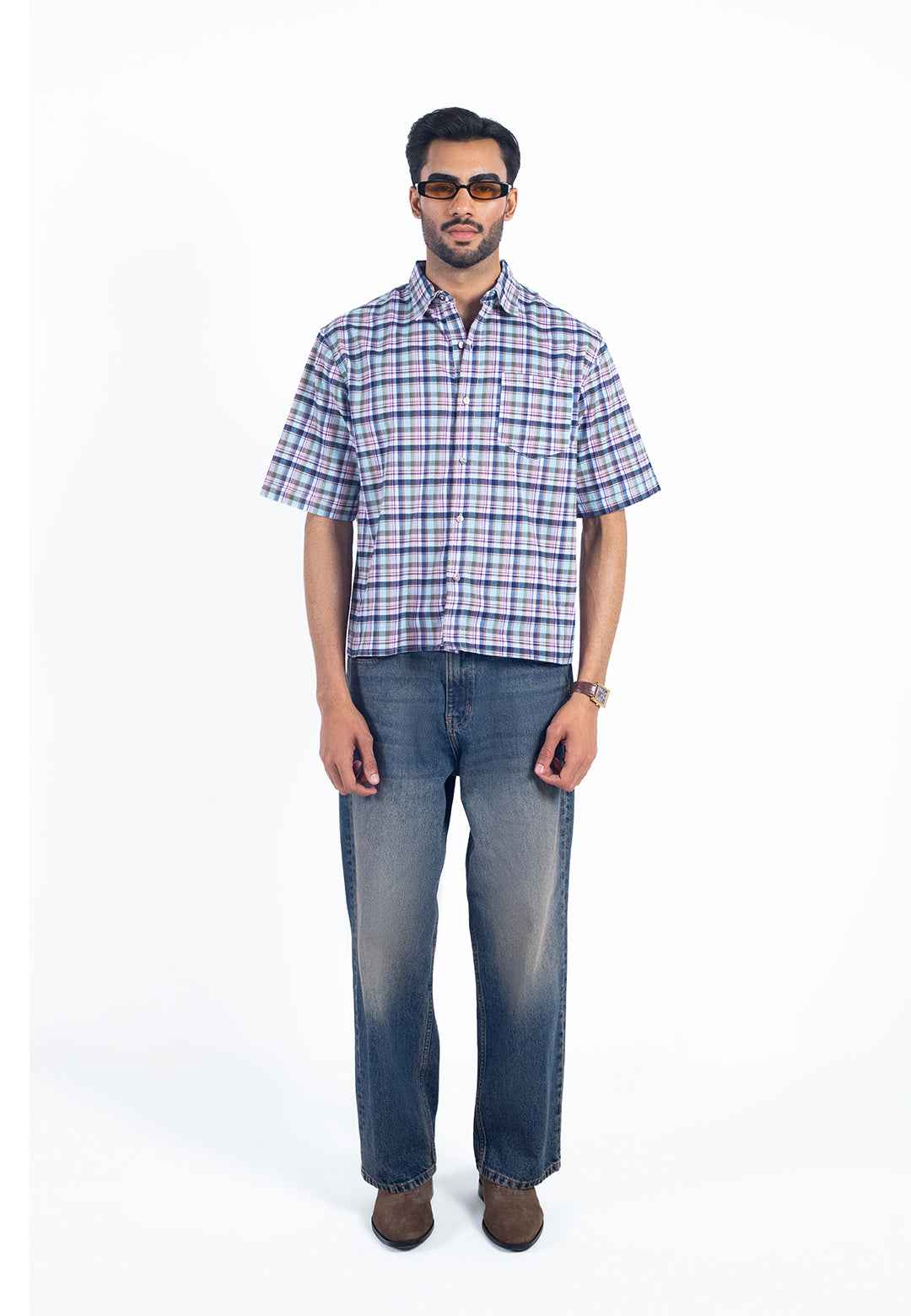 Tom Fit - Cropped Boxy Half Sleeves
