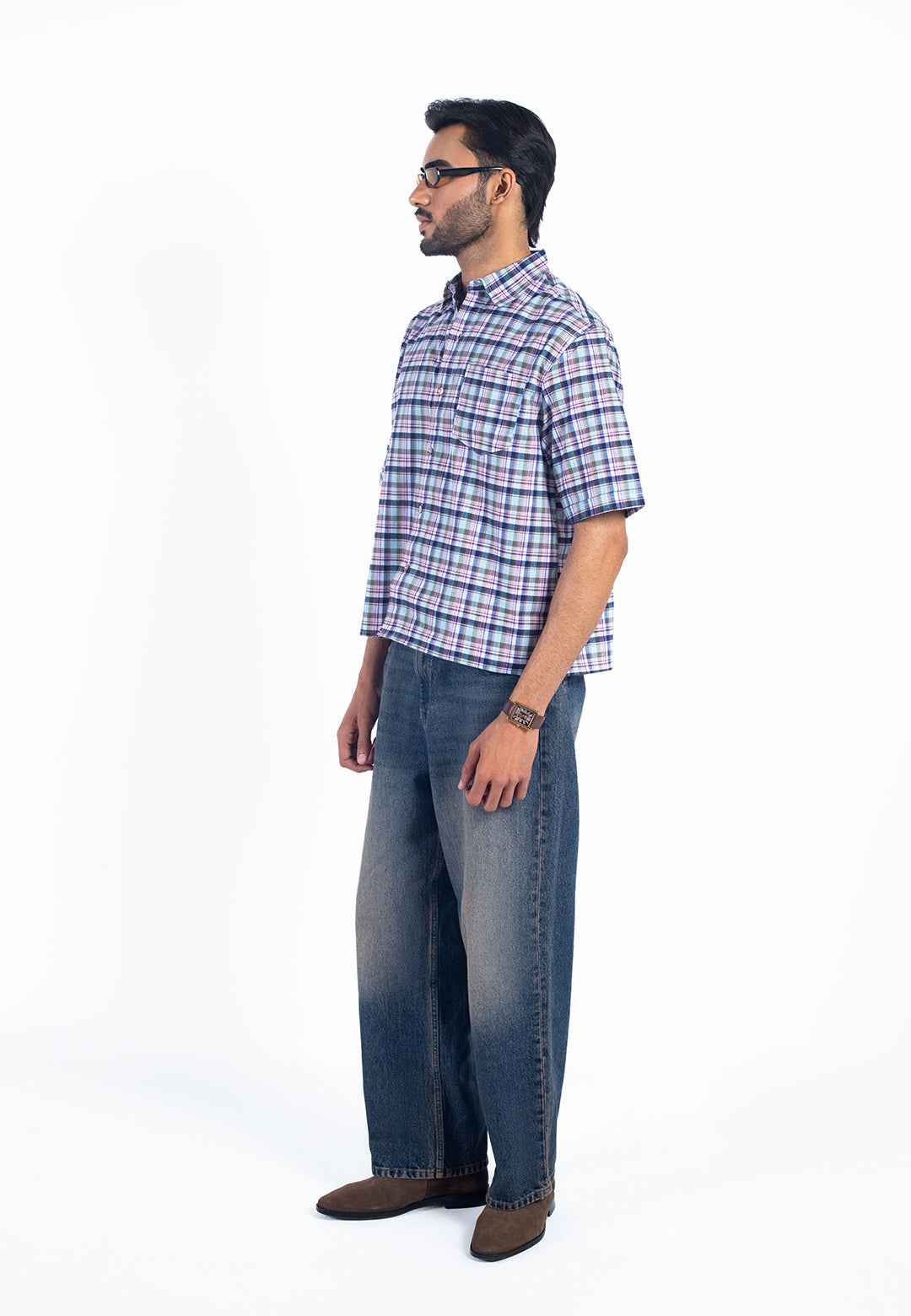 Tom Fit - Cropped Boxy Half Sleeves