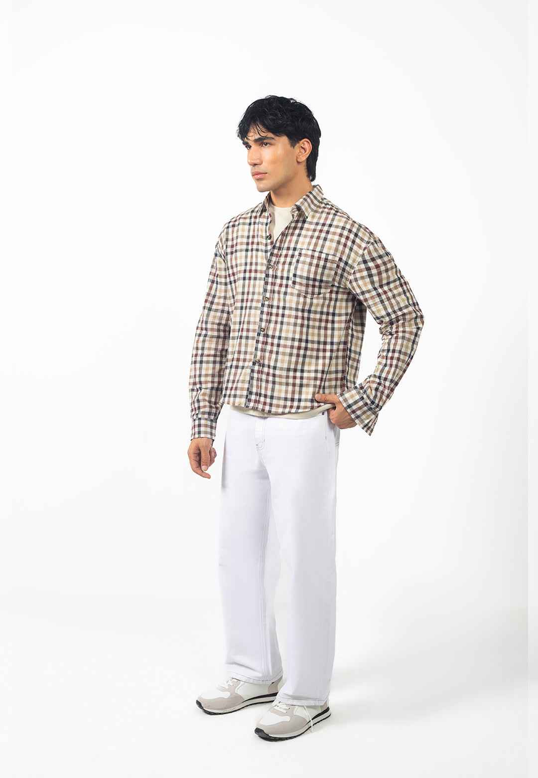 Cruze Fit - Full Sleeves Crop Shirt