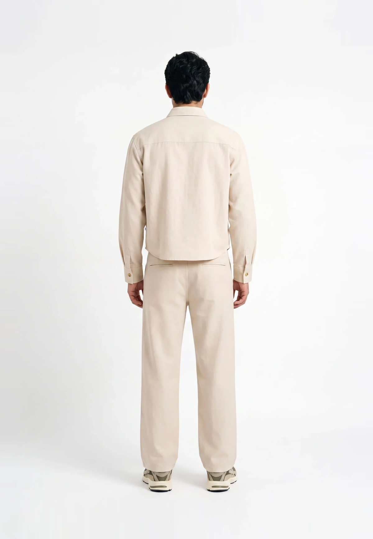 Relaxed Trouser – Comrade Fit – Beige Linen