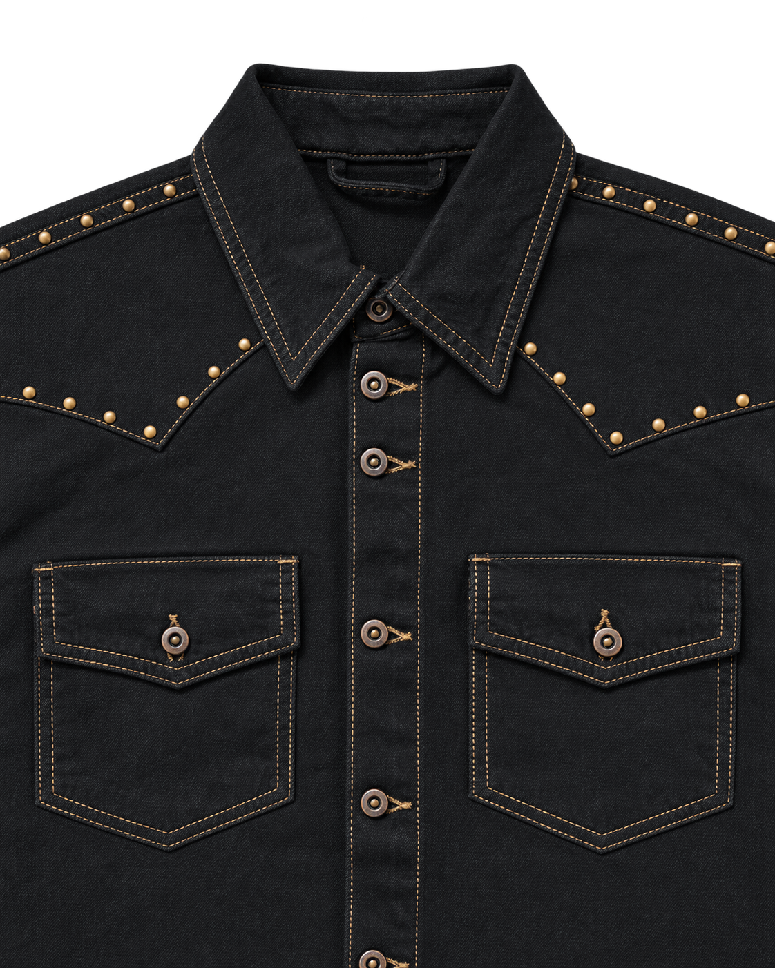 March Cowboy Shacket – Black Dyed