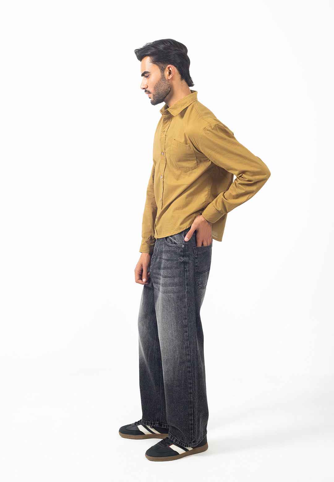 Dan Fit – Black Baggy Jeans