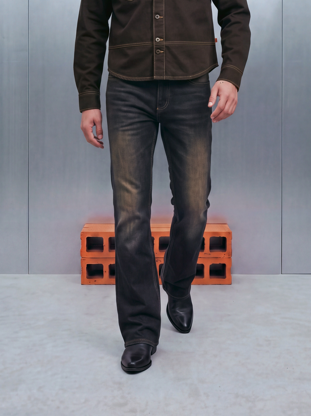Lamar Fit-Bootcut Jeans