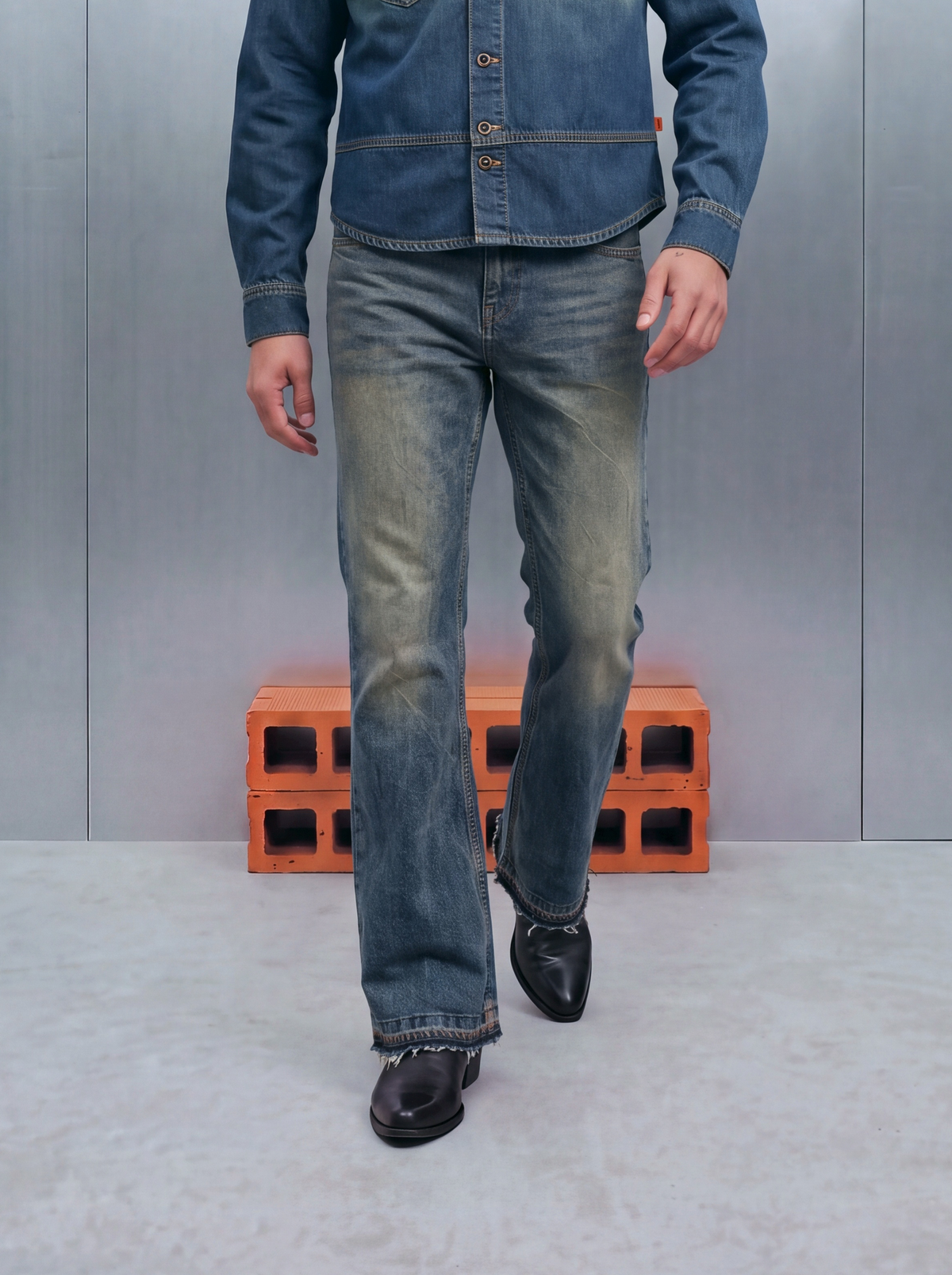 Lamar Fit-Bootcut Jeans