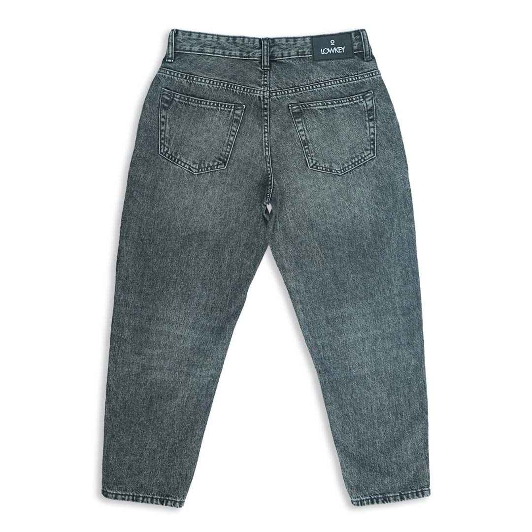 Grey Relax Carrot Jeans