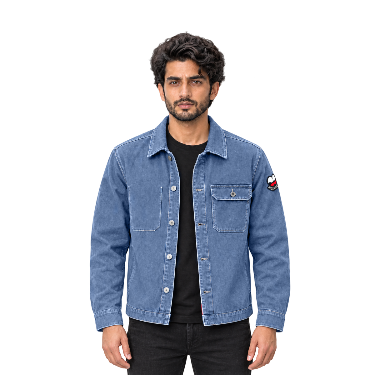 Unisex Denim Shacket