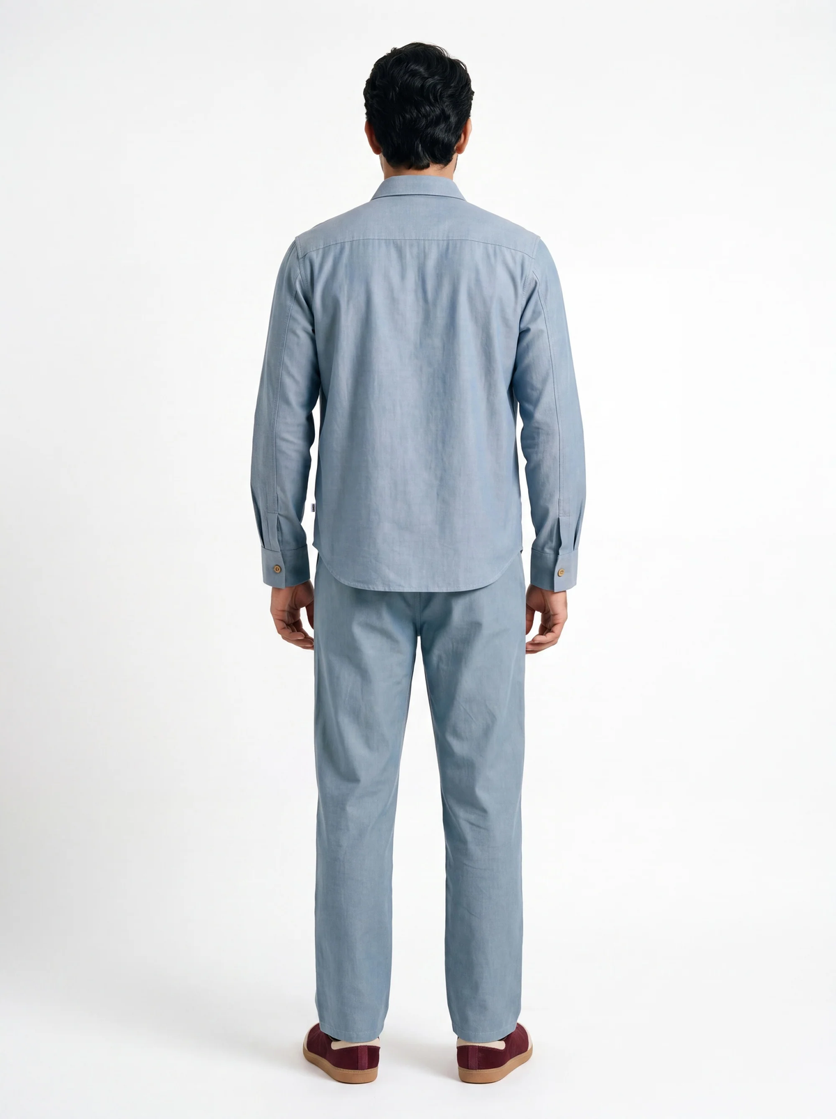 Cord Set — March × Comrade — Blue 2 tone Polo