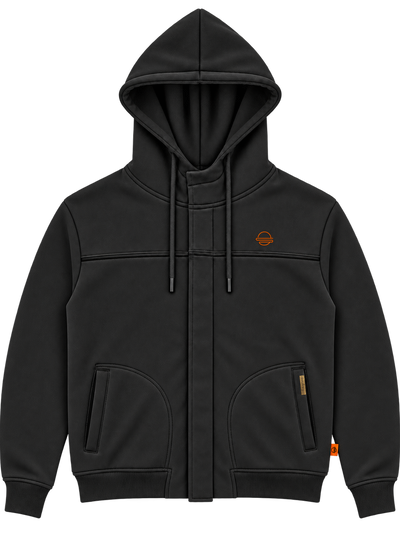 Jackie – Beetle Black Hoodie Jacket