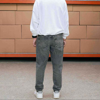 Grey Relax Carrot Jeans