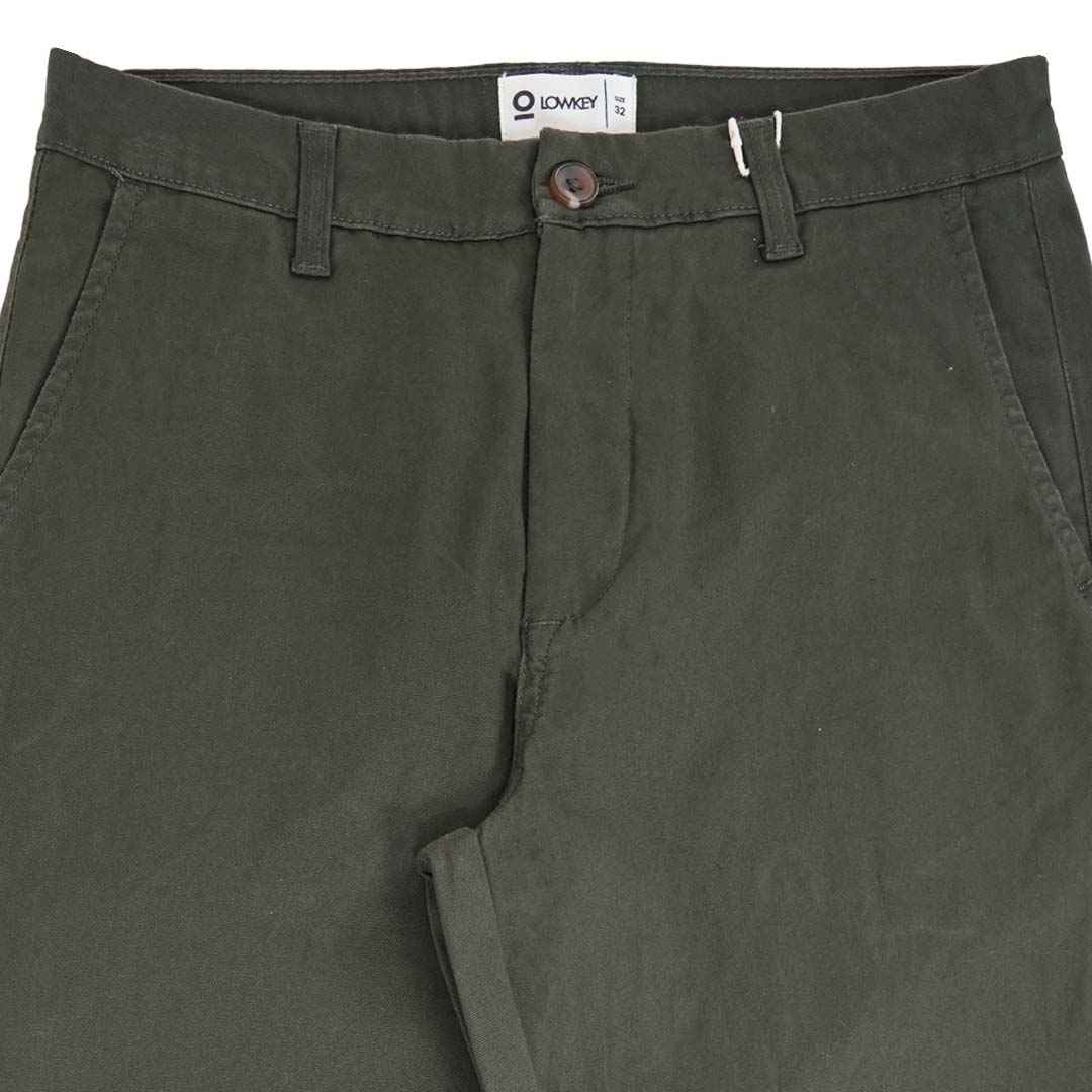 Olive Matte Relax Pants