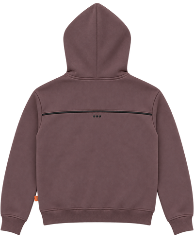 Jackie – Beet Brown Hoodie Jacket