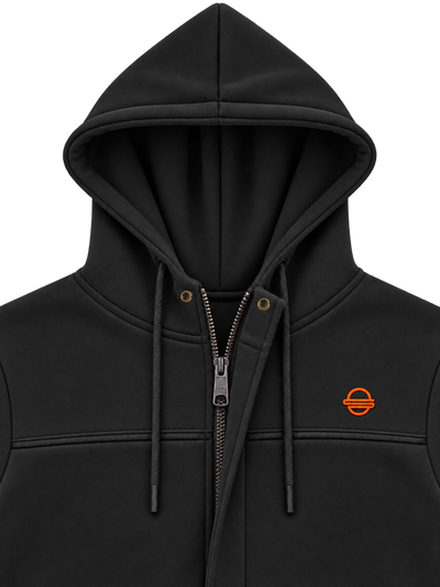 Jackie – Beetle Black Hoodie Jacket