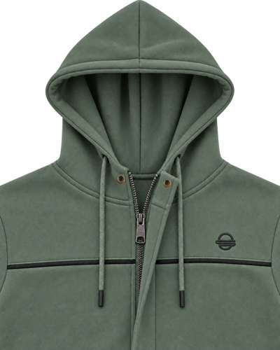 Jackie – Clover Green Hoodie Jacket