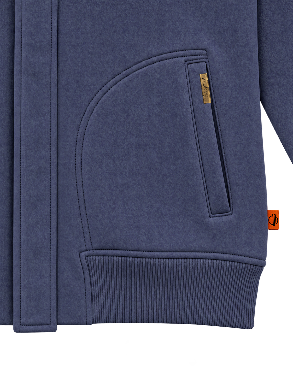 Jackie – Marine Blue Hoodie Jacket