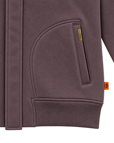 Jackie – Beet Brown Hoodie Jacket