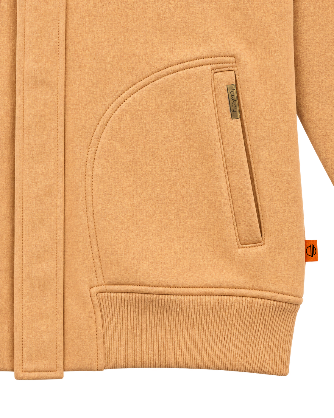 Jackie – Sahara Beige Hoodie Jacket