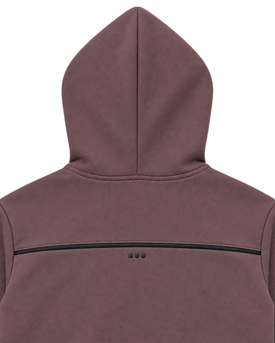 Jackie – Beet Brown Hoodie Jacket