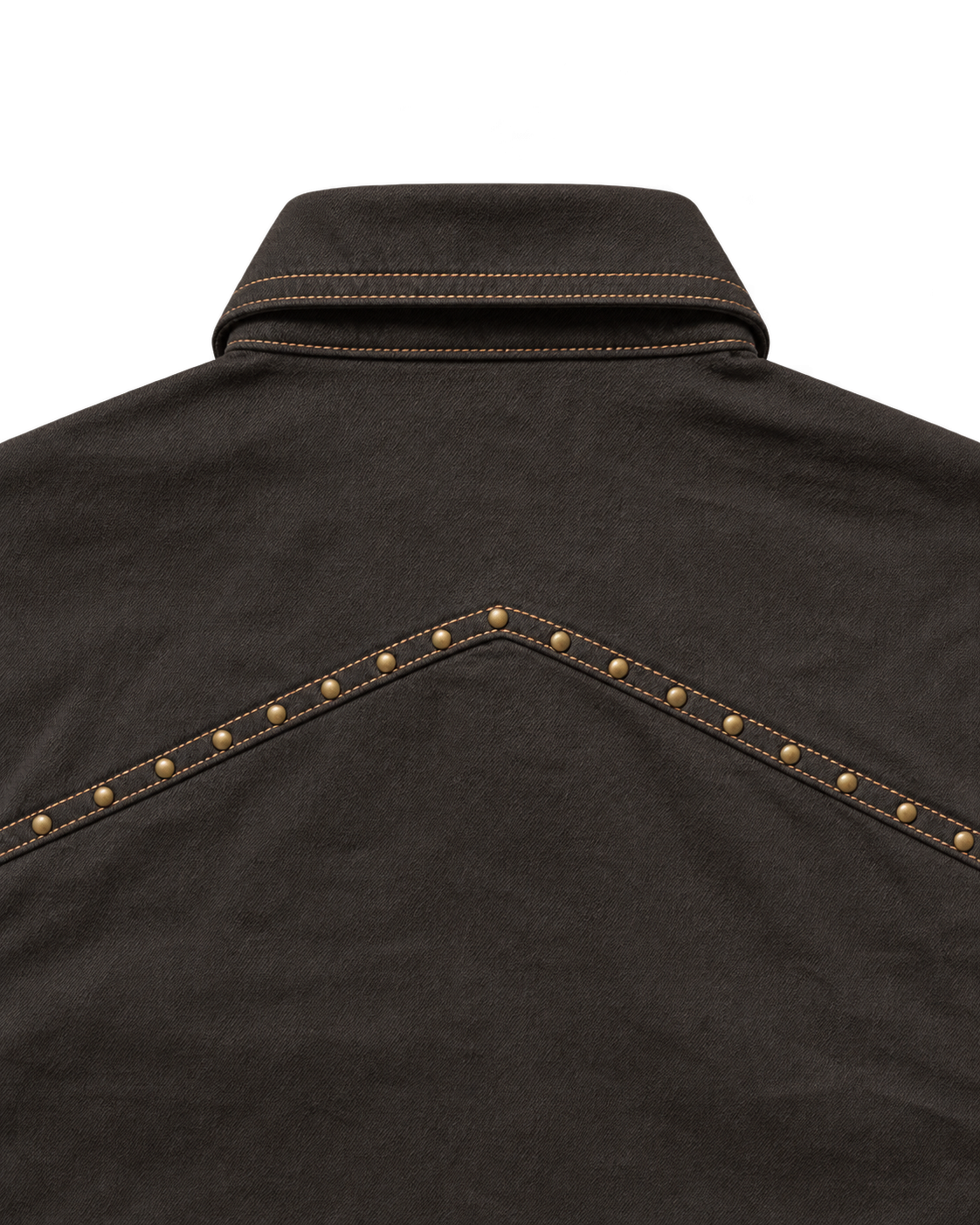 March Cowboy Shacket – Brown Dyed
