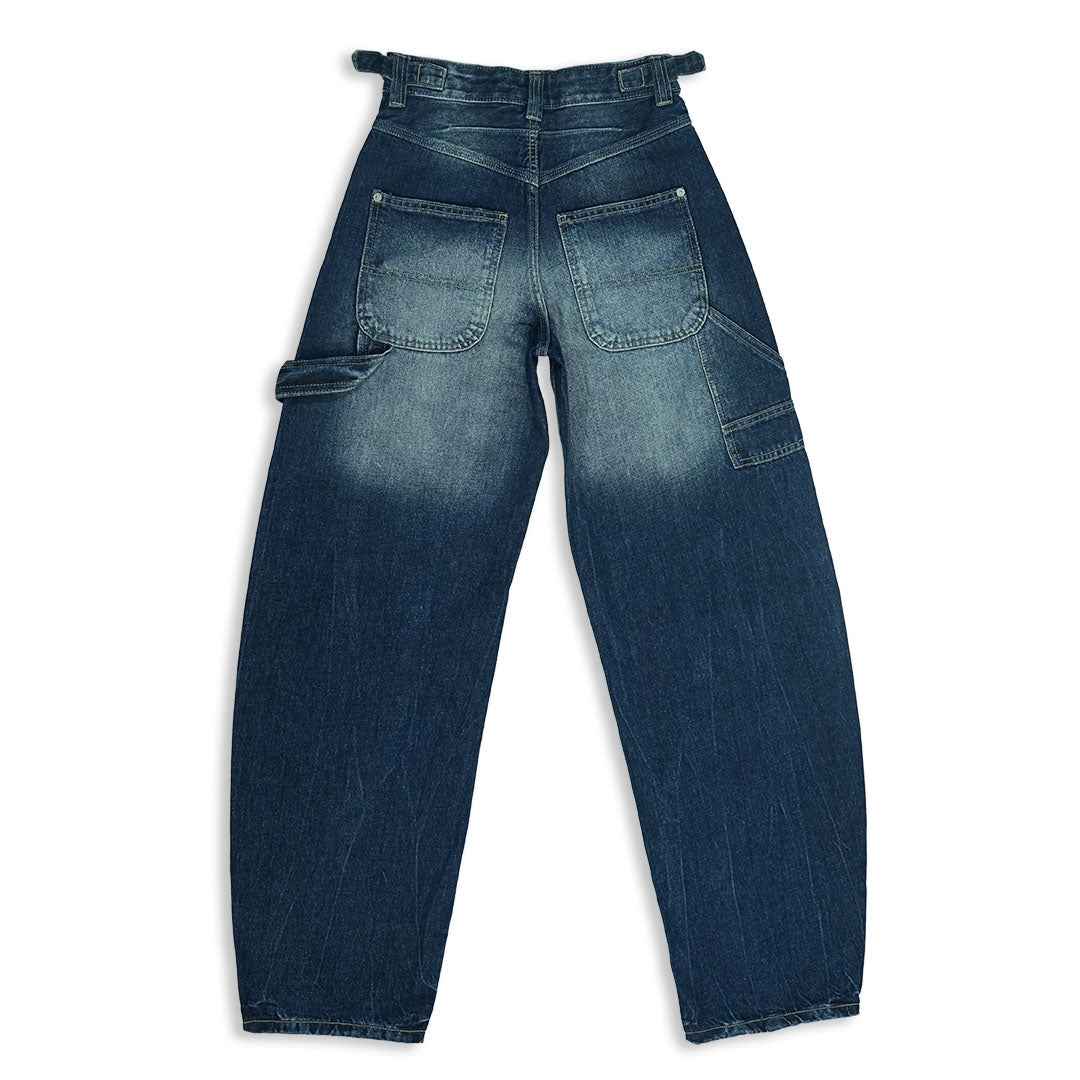 Carpenter Balloon Blue Baggy Jeans