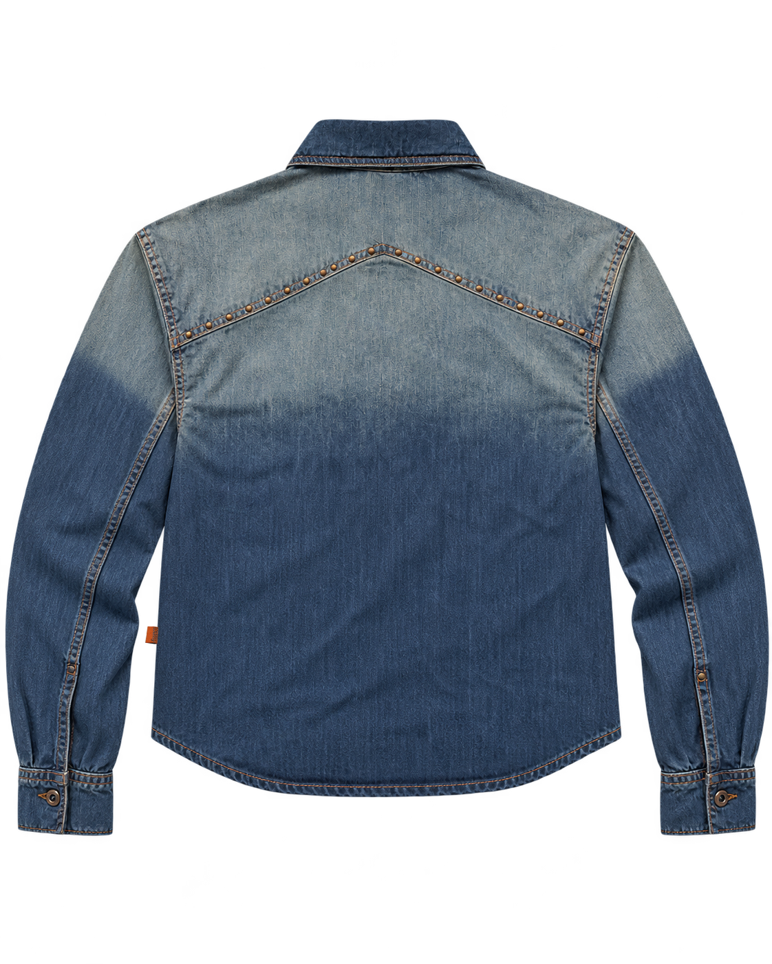 March Cowboy Shacket – Vintage Ombre