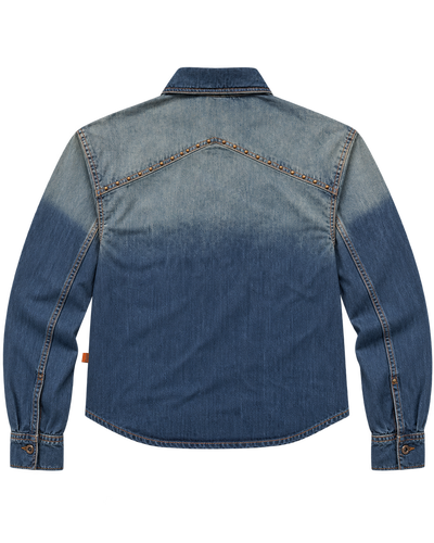 March Cowboy Shacket – Vintage Ombre