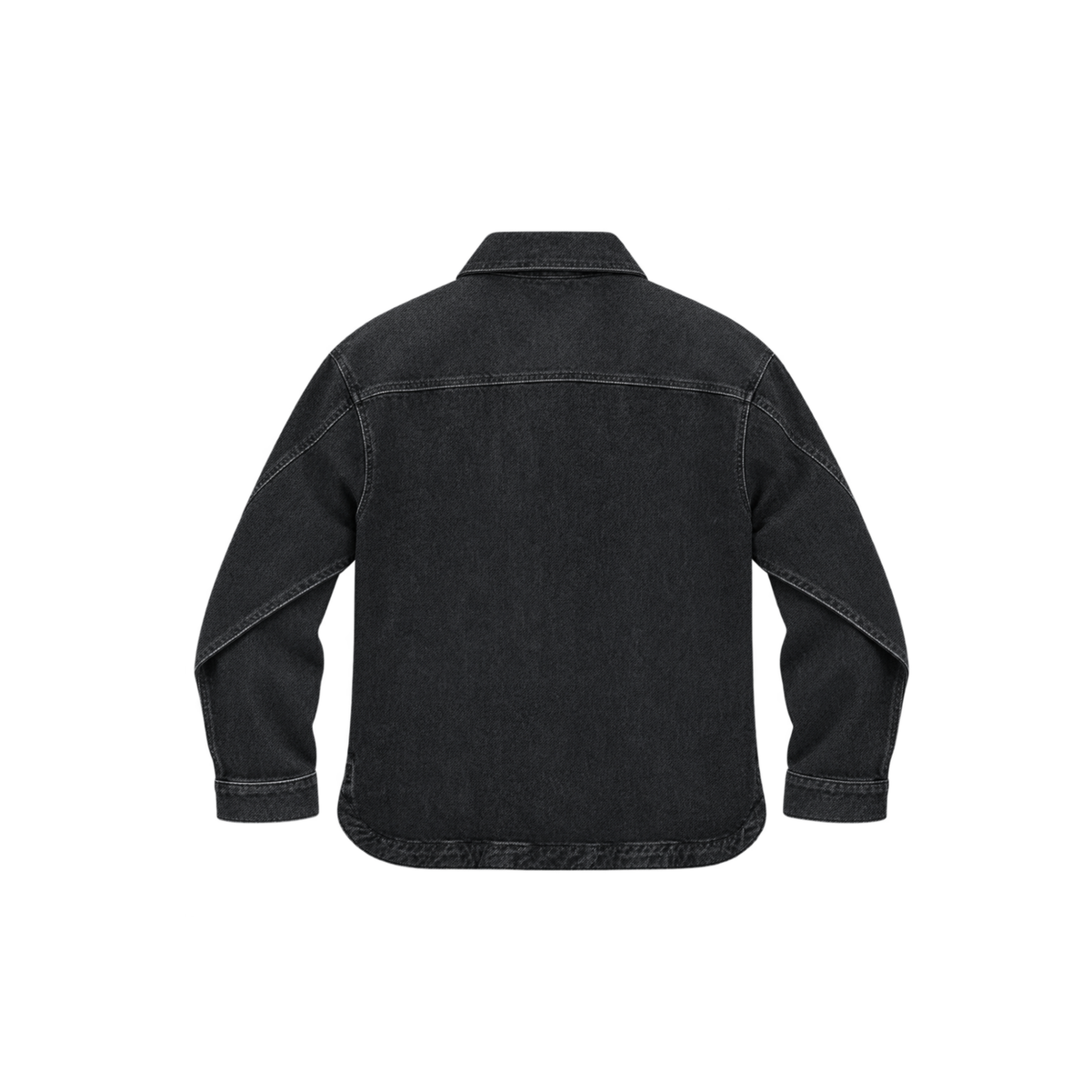Oversized Charcoal Denim Shacket