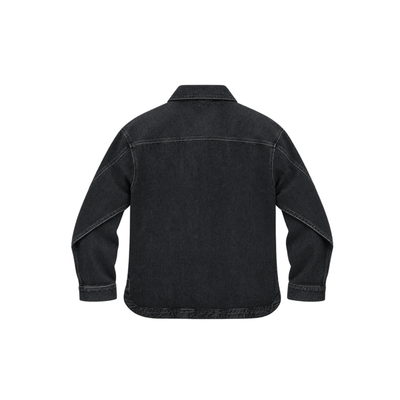 Oversized Charcoal Denim Shacket
