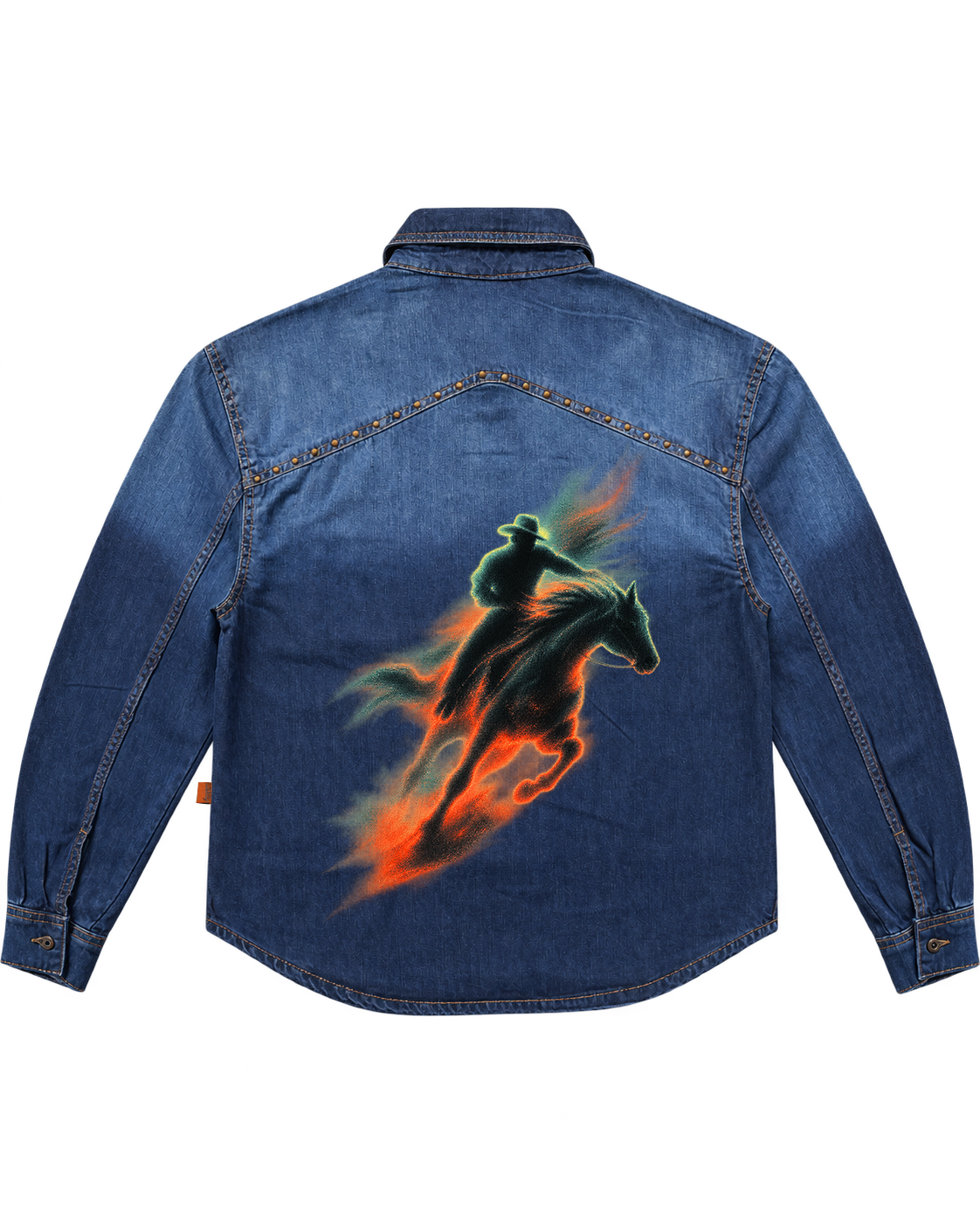 March Cowboy Shacket – Dirty Ombre