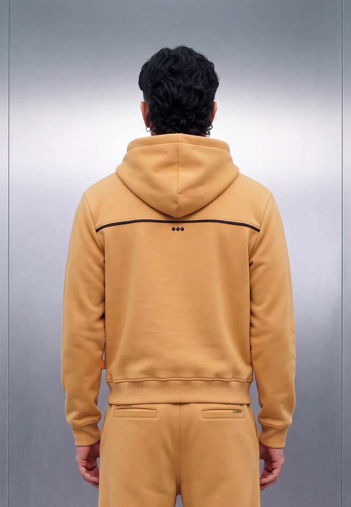Jackie – Sahara Beige Hoodie Jacket