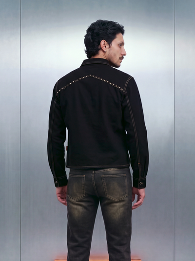 March Cowboy Shacket – Black Dyed