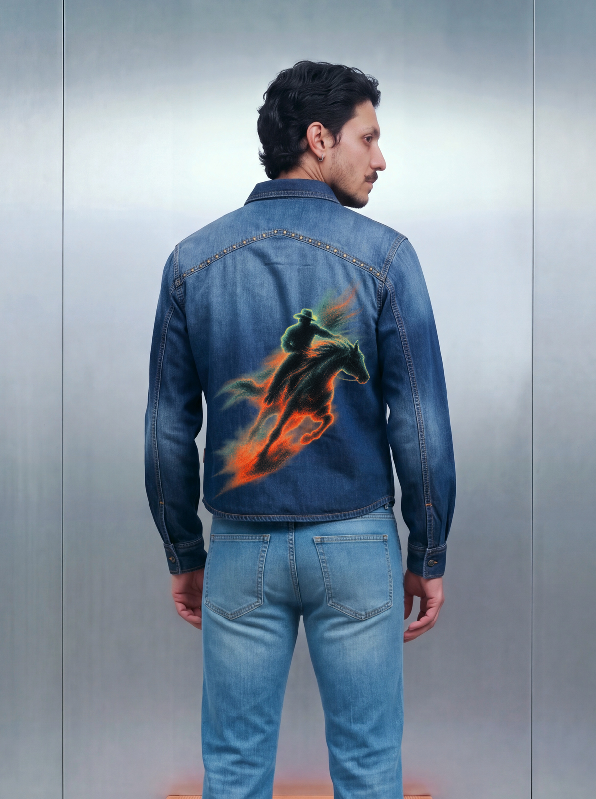 March Cowboy Shacket – Dirty Ombre
