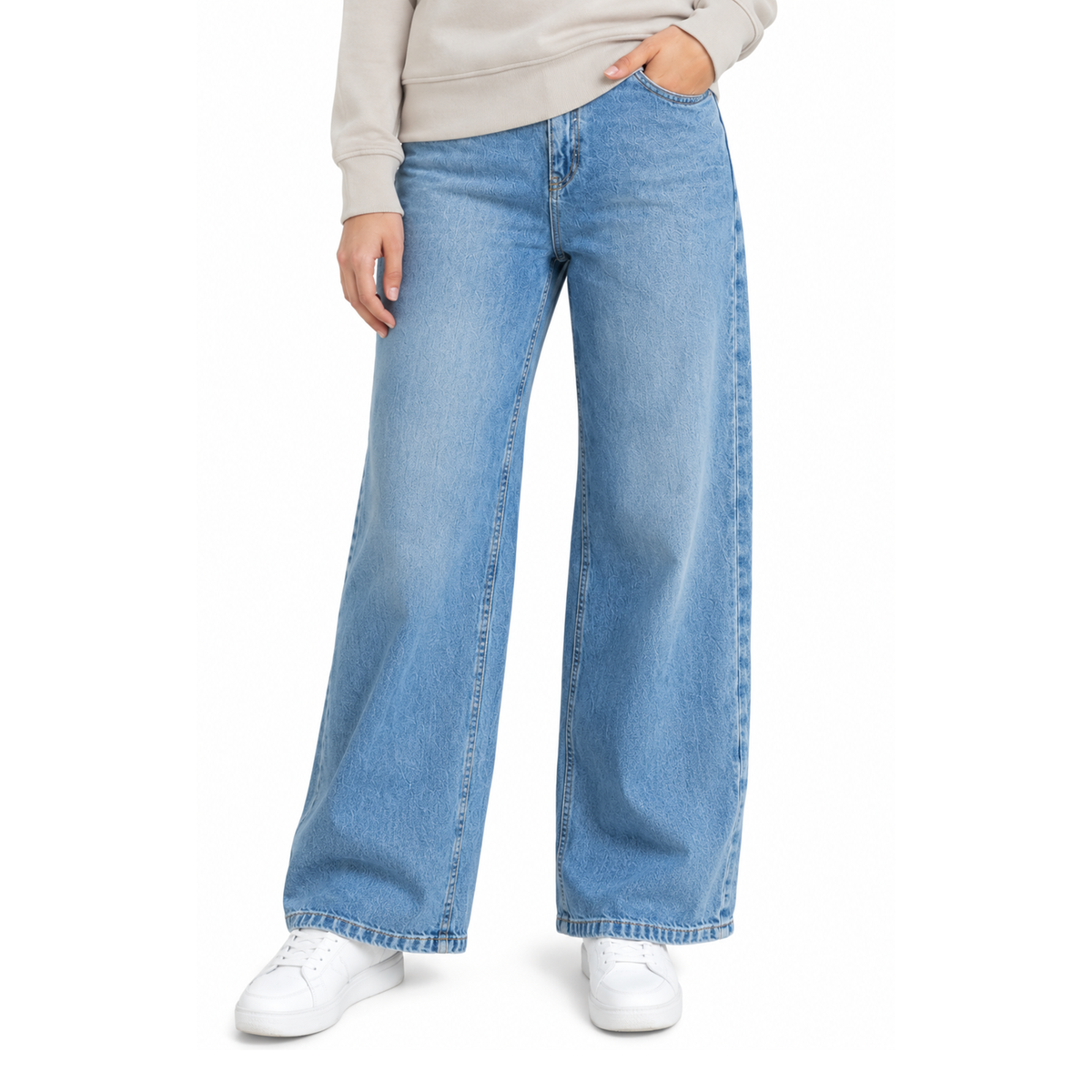 Basic Blue Baggy Jeans