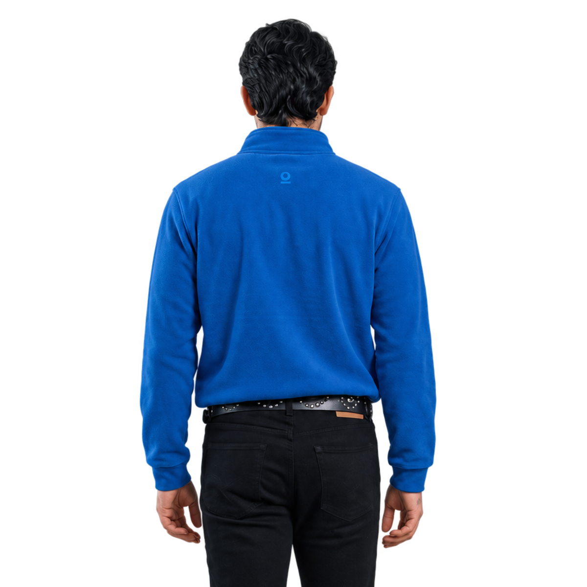 Electric Blue Quarter Zipper