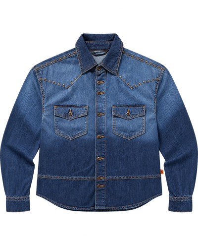 March Cowboy Shacket – Dirty Ombre