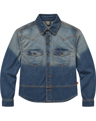 March Cowboy Shacket – Vintage Ombre