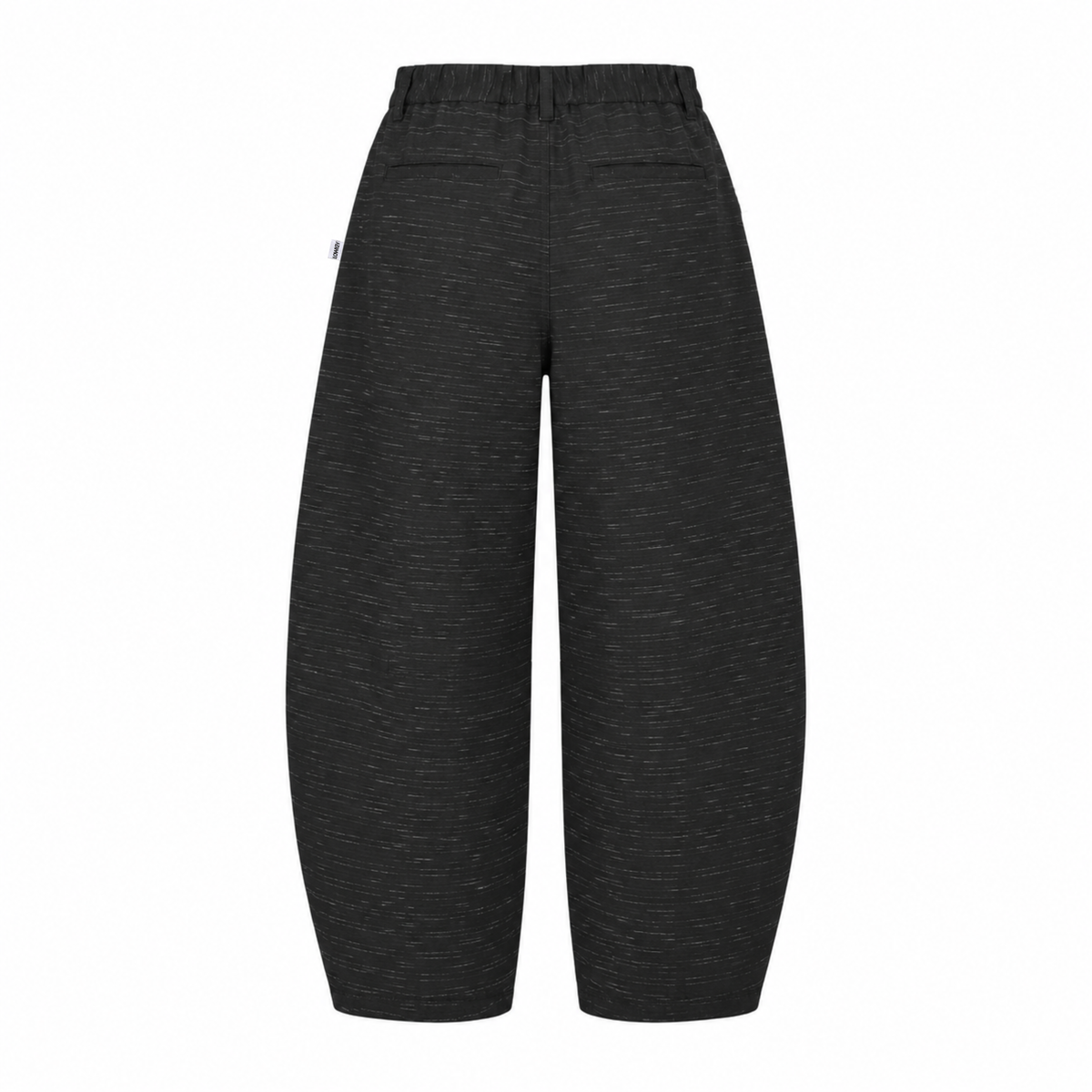 Relaxed Trousers – Horseshoe Fit – Black Linen