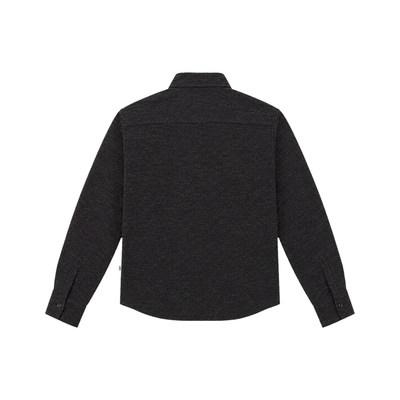 March Fit – Uni Crop Full Sleeves Shirt – Black Linen
