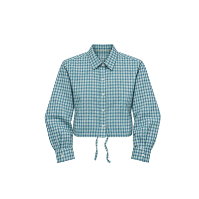 Mo Fit – Crop Tie-Up Shirt
