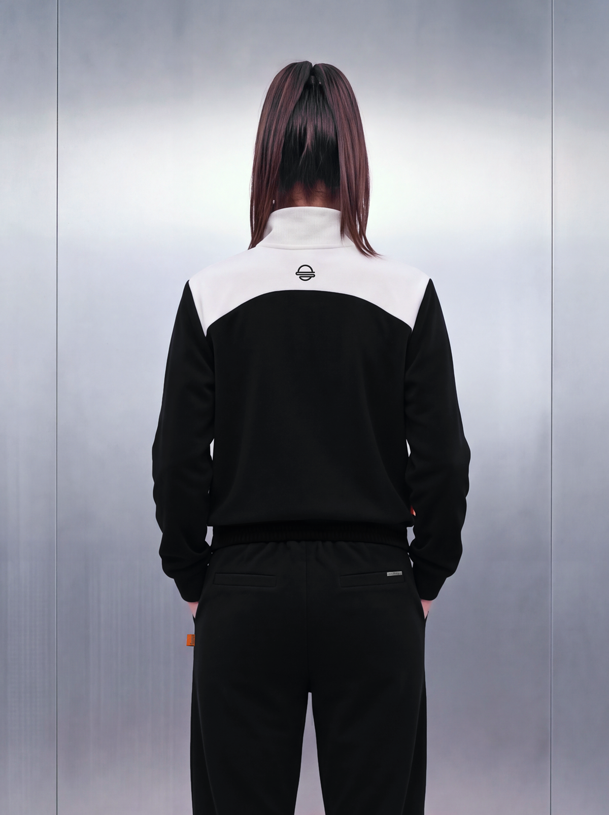 Merino Quarter Zipper – Squid White