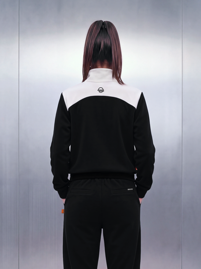 Merino Quarter Zipper – Squid White
