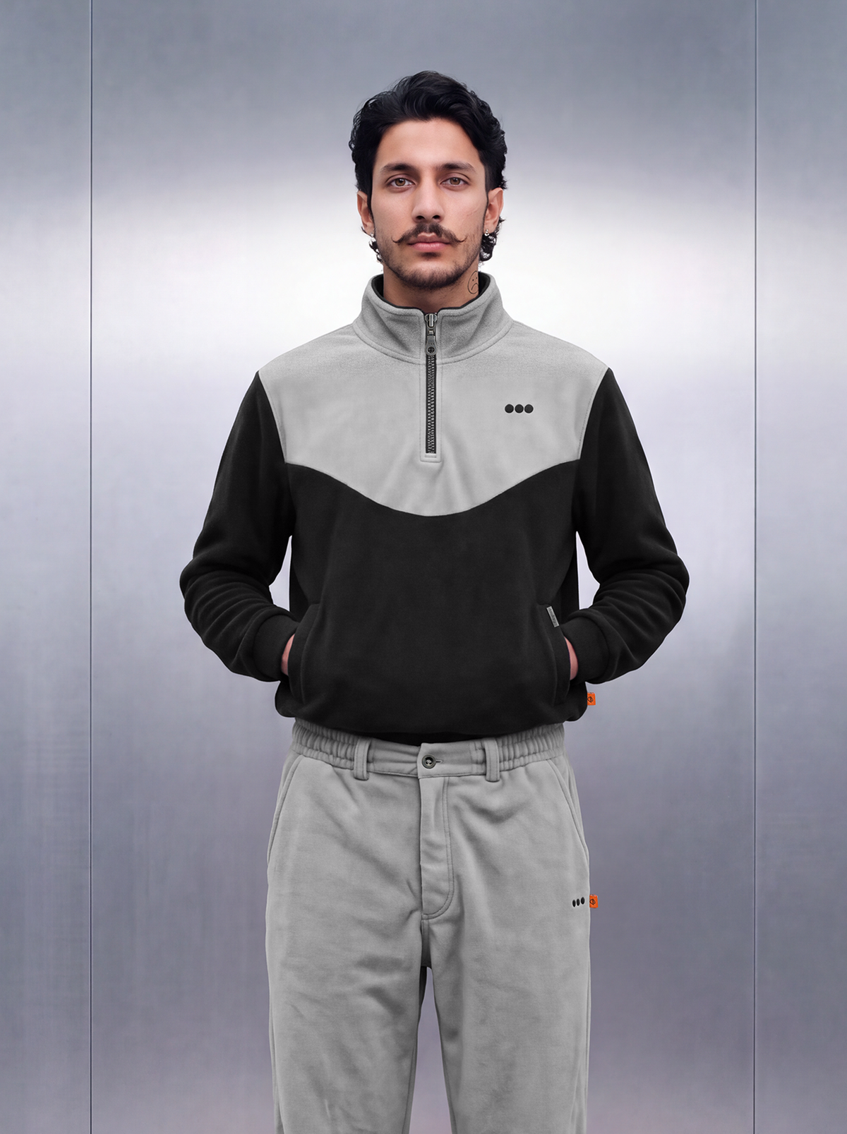 Merino Quarter Zipper – Stingray