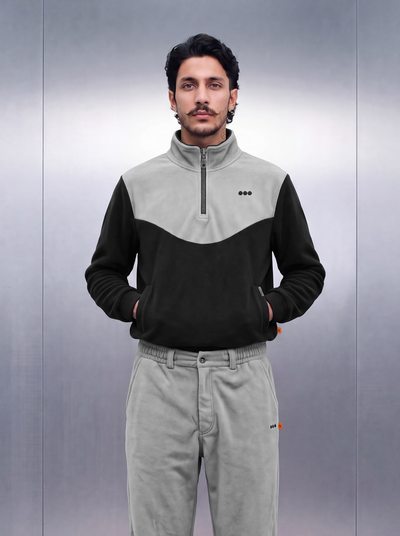 Merino Quarter Zipper – Stingray